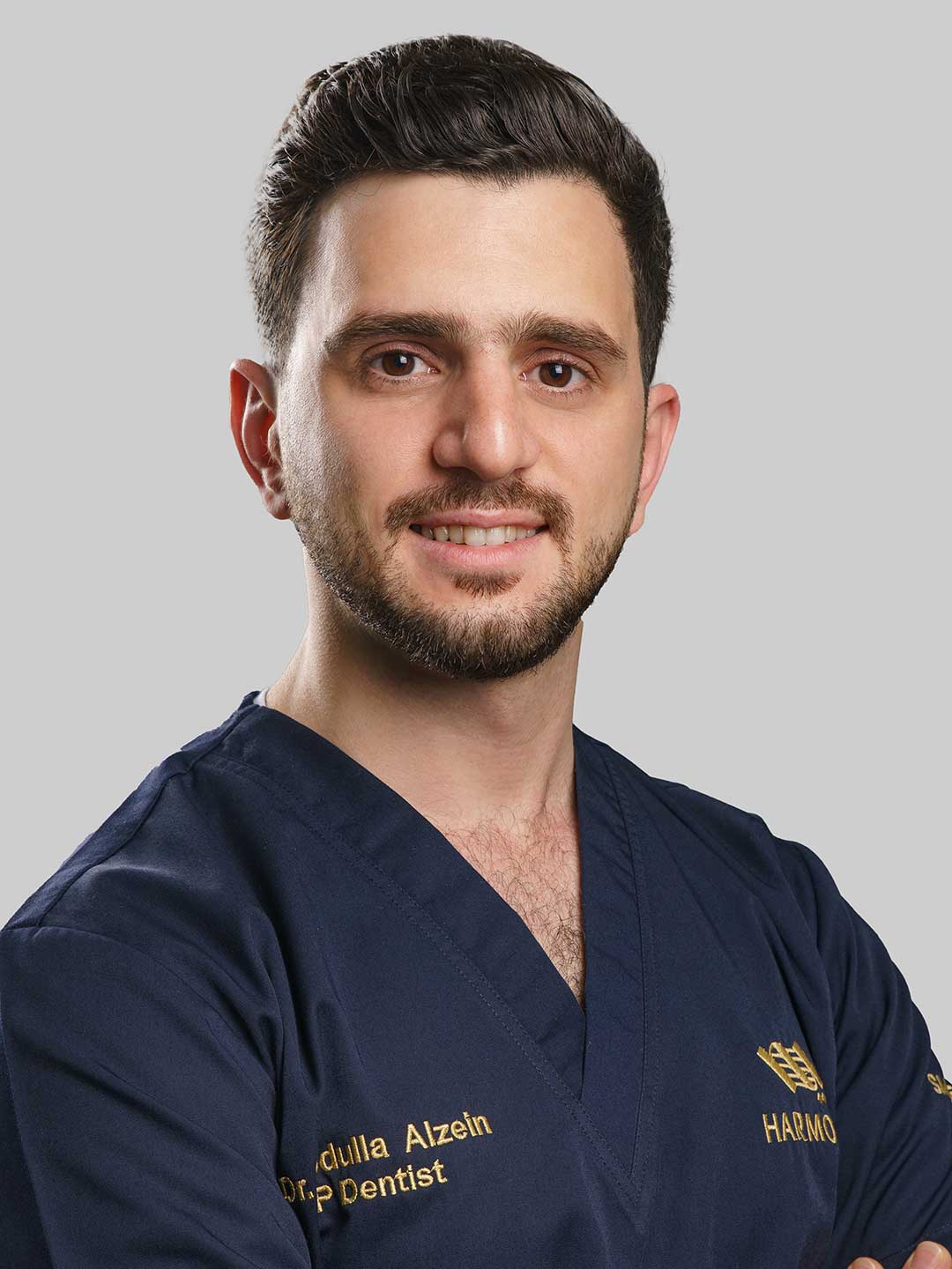 Portrait of Dr. Abdullah Alzein - Specialist Endodontist at Harmony Medical Center in MBZ City, Abu Dhabi