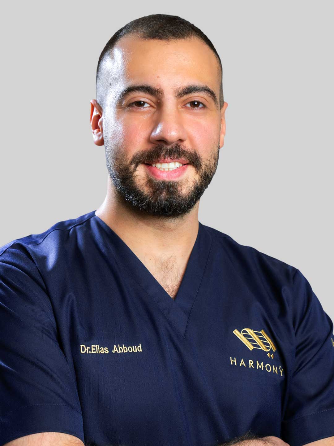 Portrait of Dr. Elias Abboud - General Dentist with MSc. In Endodontics & Restorative Dentistry at Harmony Medical Center