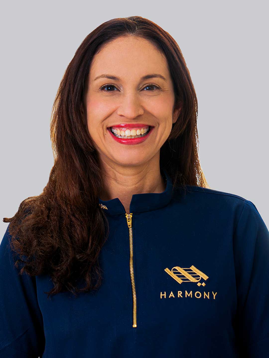 Portrait of Dr. Manuela Noia – Brazilian General & Cosmetic Dentist at Harmony Medical Center Dubai