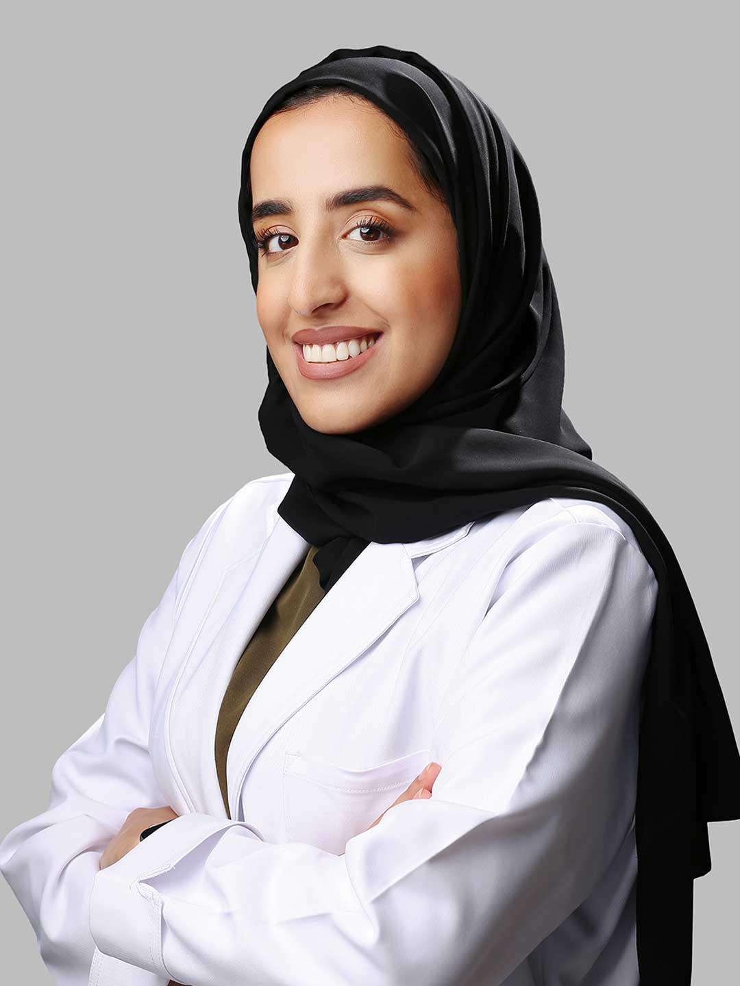 Portrait of Dr. Shaikha Ali Mohammed Salmeen Alnaqbi - Specialist Pediatric Dentist at Harmony Medical Center in Abu Dhabi
