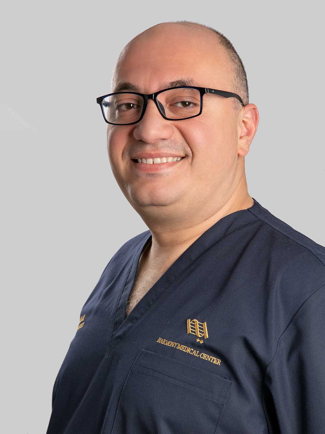 Portrait of Dr. Talal Al Nahlawi - Head of the Endodontics Department at Harmony Medical Center in Dubai and Abu Dhabi